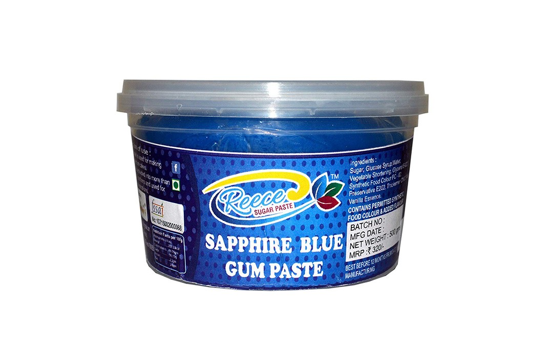 Reece Sapphire Blue Gum Paste    Tub  500 grams